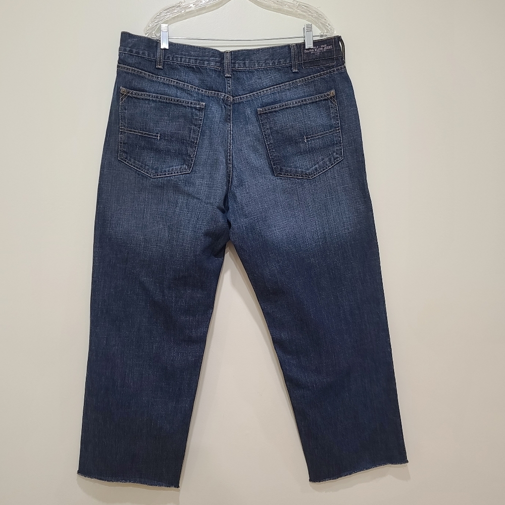 Calvin Klein Blue Men's Jeans, Size 38W - Picture 5 of 16